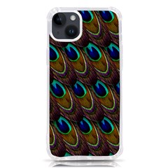 Peacock-feathers-bird-plumage Iphone 14 Plus Tpu Uv Print Case