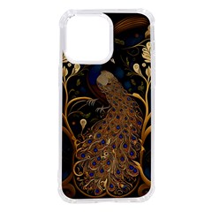 Peacock Plumage Bird Decorative Pattern Graceful Iphone 14 Pro Max Tpu Uv Print Case by Ravend