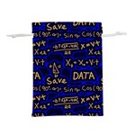 Art Pattern Design Background Graphic Lightweight Drawstring Pouch (L) Back