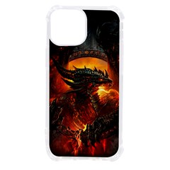 Dragon Art Fire Digital Fantasy Iphone 13 Mini Tpu Uv Print Case by Celenk