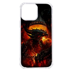 Dragon Art Fire Digital Fantasy Iphone 13 Pro Max Tpu Uv Print Case by Celenk