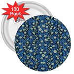 Lotus Bloom In The Calm Sea Of Beautiful Waterlilies 3  Buttons (100 pack)  Front