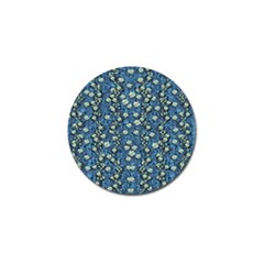 Lotus Bloom In The Calm Sea Of Beautiful Waterlilies Golf Ball Marker by pepitasart