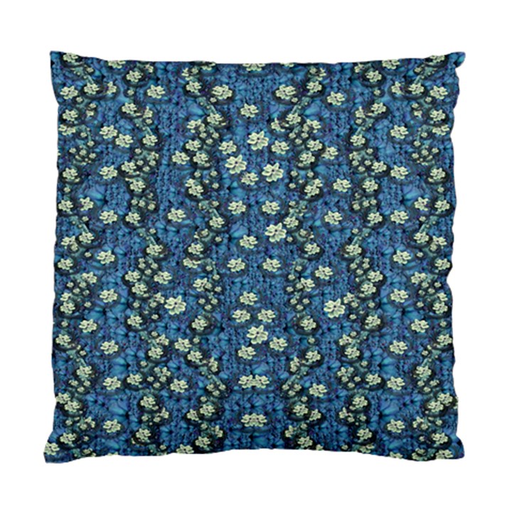 Lotus Bloom In The Calm Sea Of Beautiful Waterlilies Standard Cushion Case (Two Sides)