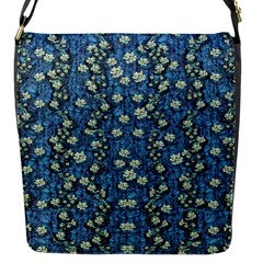 Lotus Bloom In The Calm Sea Of Beautiful Waterlilies Flap Closure Messenger Bag (s) by pepitasart