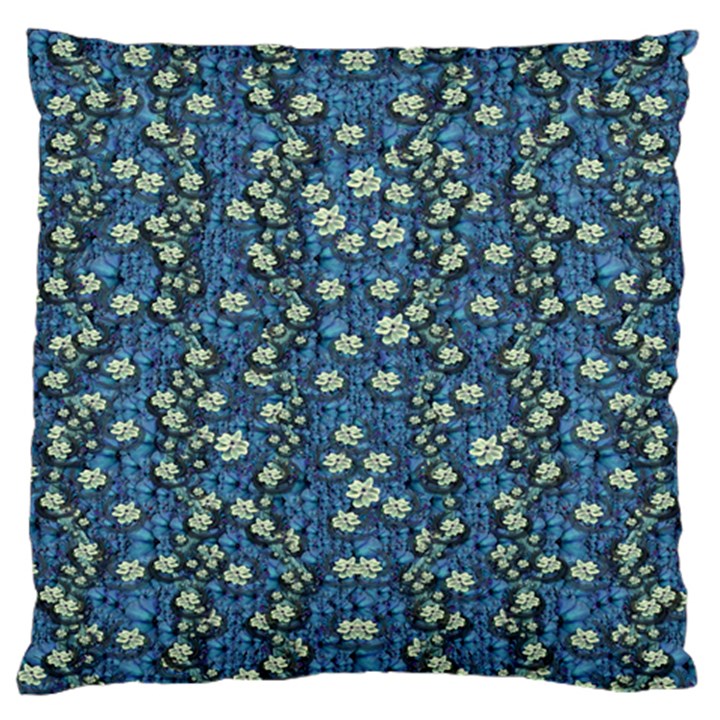 Lotus Bloom In The Calm Sea Of Beautiful Waterlilies Standard Premium Plush Fleece Cushion Case (One Side)