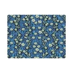 Lotus Bloom In The Calm Sea Of Beautiful Waterlilies Premium Plush Fleece Blanket (mini) by pepitasart