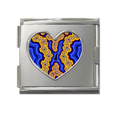 Newart2 Mega Link Heart Italian Charm (18mm) by hogartharts