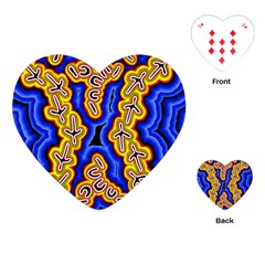 Newart2 Playing Cards Single Design (heart) by hogartharts