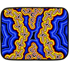 Newart2 Two Sides Fleece Blanket (mini) by hogartharts