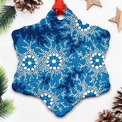 Waterhole Dreaming 90 Hogarth Arts Ornament (snowflake)