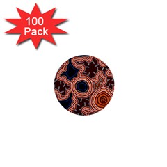 Pathways New Hogarth Arts 1  Mini Buttons (100 Pack)  by hogartharts