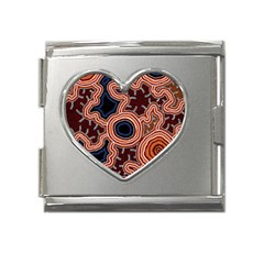 Pathways New Hogarth Arts Mega Link Heart Italian Charm (18mm) by hogartharts