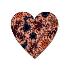 Pathways New Hogarth Arts Heart Magnet by hogartharts