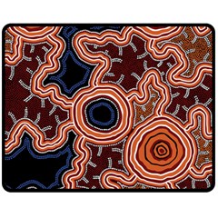 Pathways New Hogarth Arts Fleece Blanket (medium) by hogartharts