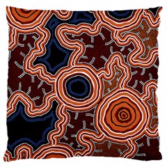 Pathways New Hogarth Arts Large Cushion Case (one Side) by hogartharts