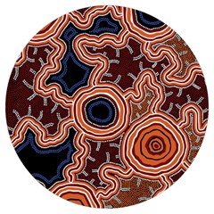 Pathways New Hogarth Arts Round Trivet by hogartharts