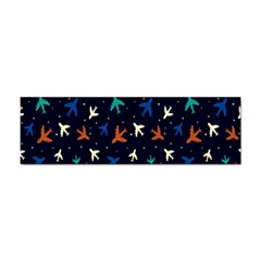 Blue Background Cute Airplanes Sticker (bumper) by ConteMonfrey