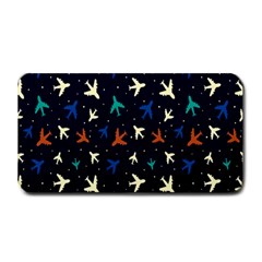 Blue Background Cute Airplanes Medium Bar Mat by ConteMonfrey