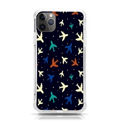 Blue Background Cute Airplanes Iphone 11 Pro Max 6 5 Inch Tpu Uv Print Case by ConteMonfrey