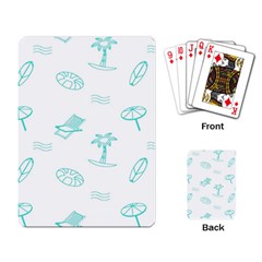 Summer Beach Seamless Pattern Playing Cards Single Design (rectangle) by ConteMonfrey