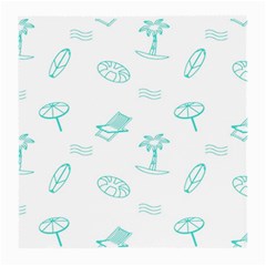 Summer Beach Seamless Pattern Medium Glasses Cloth (2 Sides) by ConteMonfrey