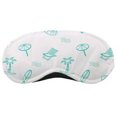 Summer Beach Seamless Pattern Sleeping Mask by ConteMonfrey