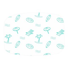 Summer Beach Seamless Pattern Mini Square Pill Box by ConteMonfrey