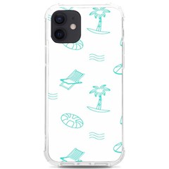 Summer Beach Seamless Pattern Iphone 12/12 Pro Tpu Uv Print Case by ConteMonfrey