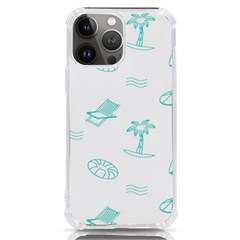 Summer Beach Seamless Pattern Iphone 13 Pro Max Tpu Uv Print Case by ConteMonfrey