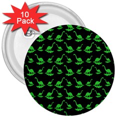 Our Dino Friends 3  Buttons (10 Pack)  by ConteMonfrey