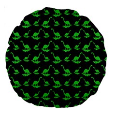 Our Dino Friends Large 18  Premium Round Cushions by ConteMonfrey