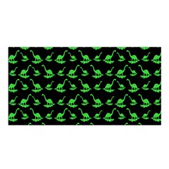 Our Dino Friends Satin Shawl 45  X 80  by ConteMonfrey