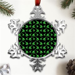 Our Dino Friends Metal Small Snowflake Ornament by ConteMonfrey