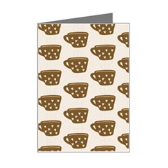 Cozy Coffee Cup Mini Greeting Card by ConteMonfrey