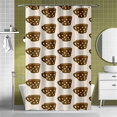 Cozy Coffee Cup Shower Curtain 48  X 72  (small)  by ConteMonfrey