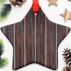 Dark Digital Wood Like Ornament (star)