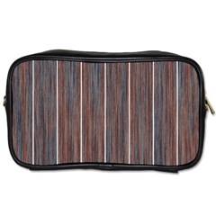 Dark Digital Wood Like Toiletries Bag (two Sides) by ConteMonfrey