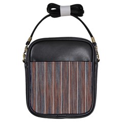 Dark Digital Wood Like Girls Sling Bag by ConteMonfrey