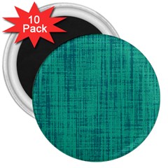 Painted Green Digital Wood 3  Magnets (10 Pack)  by ConteMonfrey