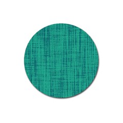 Painted Green Digital Wood Magnet 3  (round) by ConteMonfrey