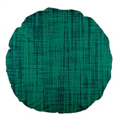 Painted Green Digital Wood Large 18  Premium Round Cushions by ConteMonfrey