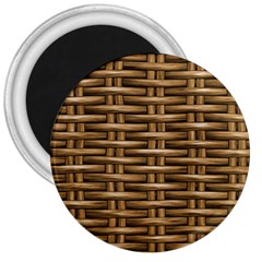 Brown Digital Straw - Country Side 3  Magnets by ConteMonfrey