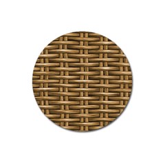 Brown Digital Straw - Country Side Magnet 3  (round) by ConteMonfrey