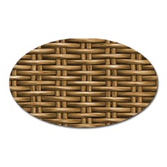 Brown Digital Straw - Country Side Oval Magnet by ConteMonfrey