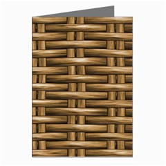 Brown Digital Straw - Country Side Greeting Cards (pkg Of 8) by ConteMonfrey