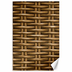 Brown Digital Straw - Country Side Canvas 24  X 36 