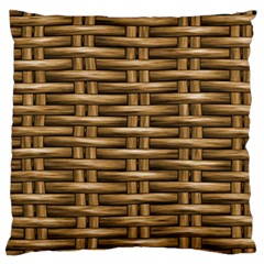 Brown Digital Straw - Country Side Large Cushion Case (one Side) by ConteMonfrey