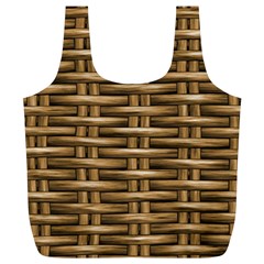 Brown Digital Straw - Country Side Full Print Recycle Bag (xl) by ConteMonfrey