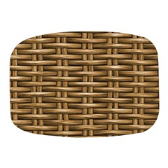 Brown Digital Straw - Country Side Mini Square Pill Box by ConteMonfrey